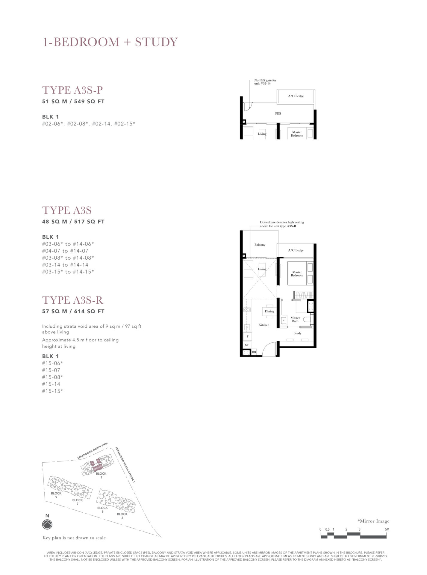 The-Garden-Residences-1-Bedroom-Study-Type-A3S-517sf
